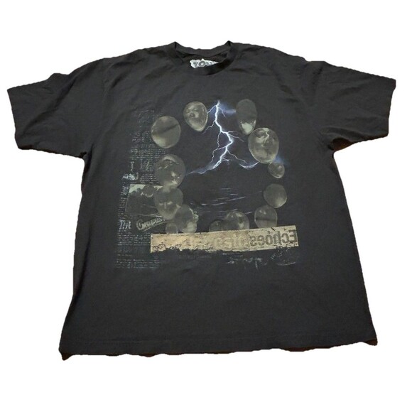 Travis Scott Circus Maximus Tour Tee Black Graphic Lightning Flower Shirt XL - Picture 1 of 5